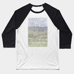 line art abstract Baseball T-Shirt